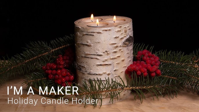 Handmade Gift: Tea Light Candle Holder - FineWoodworking