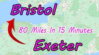 M5 - Exeter To Bristol (5x Speed) - 80 miles in 15 minutes