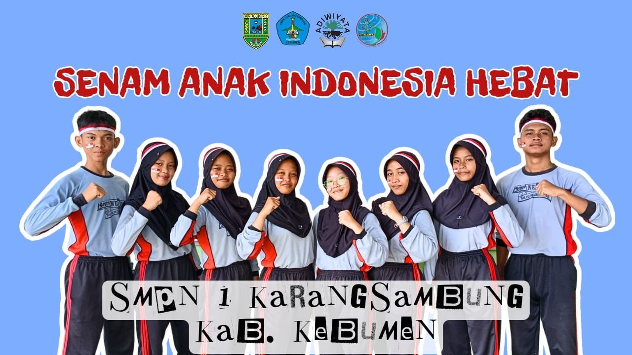 Lomba Senam Anak Indonesia Hebat 2025 _ SMP Negeri 1 Karangsambung _ Jawa Tengah