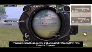 How to choose the perfect gun duo in PUBG Mobile part 1