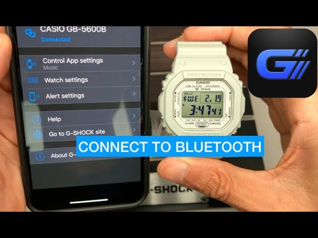 HOW to Connect Bluetooth APP G-Shock Casio Watch - GB5600B AND OTHERS G-SHOCK CONNECT PLUS MRG - YouTube