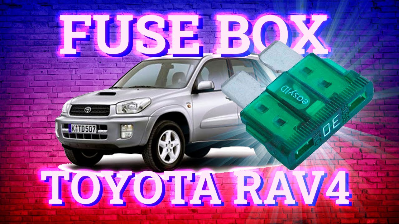 Toyota RAV4 (2001-2005) fuse box diagrams - YouTube