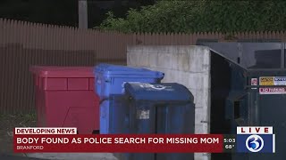 New details expected to be revealed today after body found behind Branford restaurant
