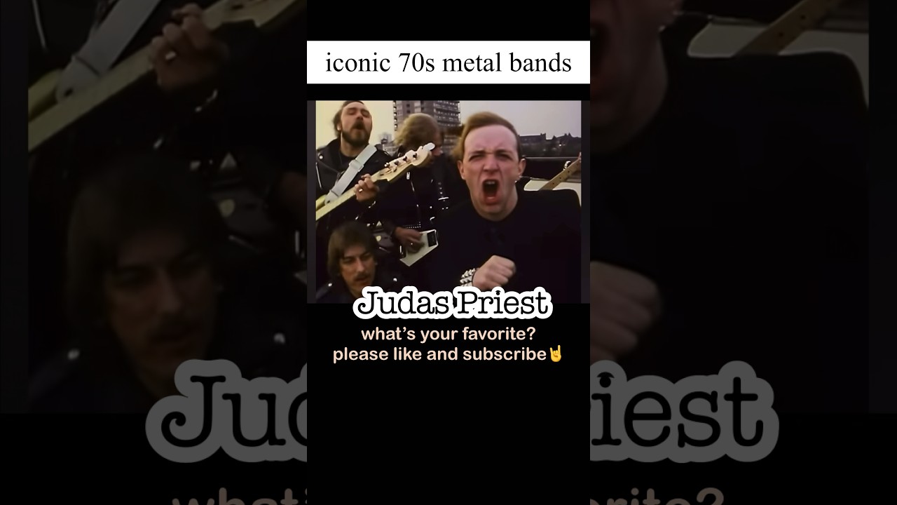 Iconic 70s metal bands! Judas Priest, deep purple, Black Sabbath… 