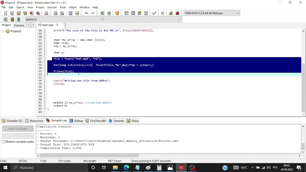 The art of coding - handling large memory blocks in C++