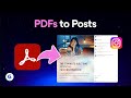 Convert PDFs to Social Media Content with AI