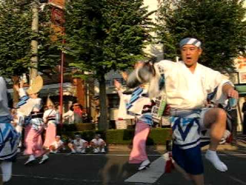 Awa-odori Dance in front Isesaki Meiji Museum... Isesaki City / Gunma-ken / Japan