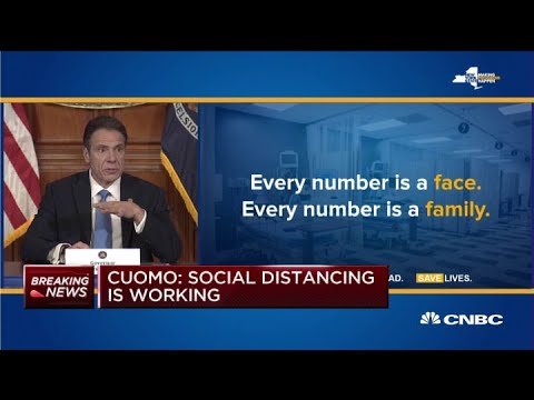 N.Y. Governor Andrew Cuomo: Now not a time to be complacent, social distancing is working