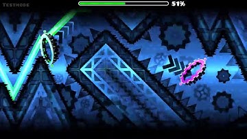 geometry dash azure flare 36-71 (hardest nc level)