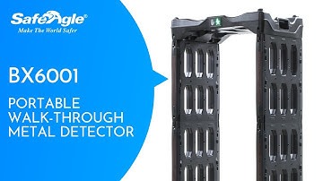 Safeagle Portable Walk-Through Metal Detector BX6001