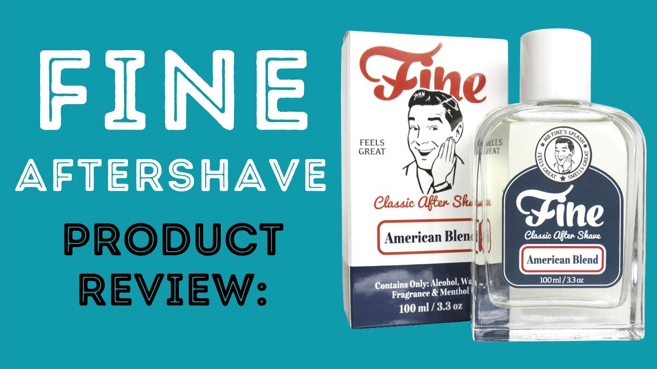 Fine american blend aftershave deals