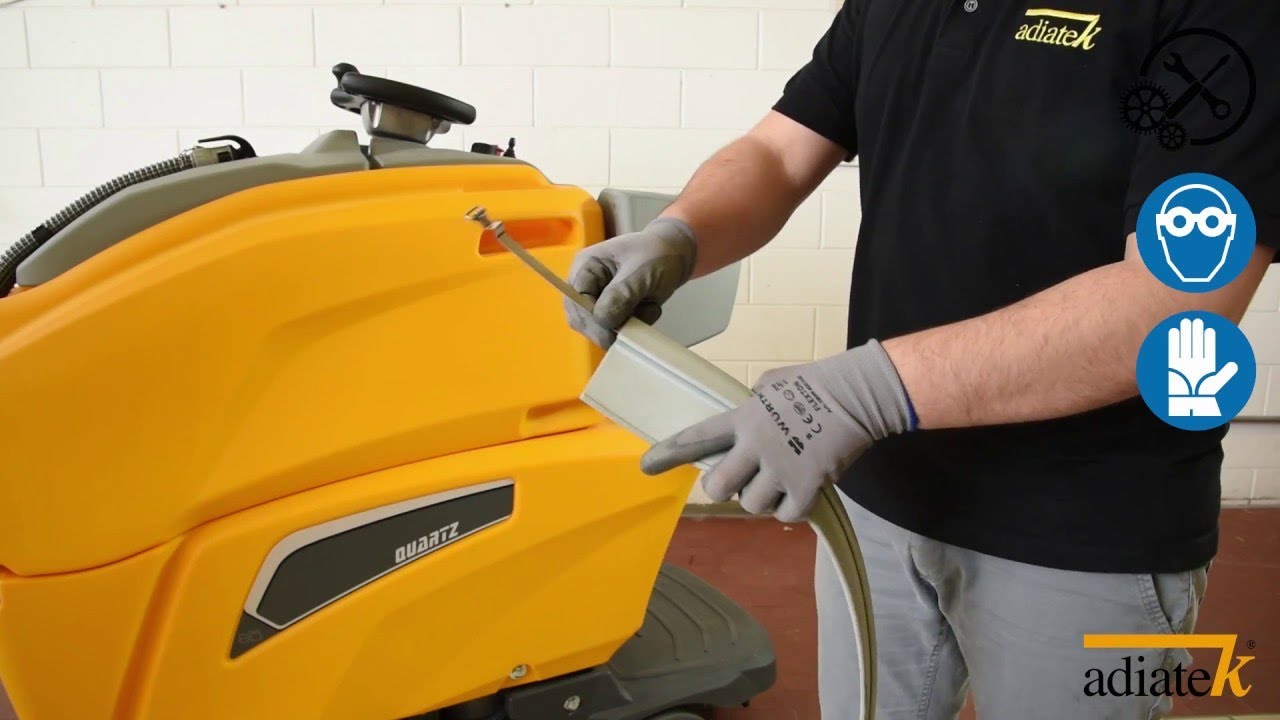 Stroj za čiščenje Adiatek QUARTZ 66 - Uporaba in vzdrževanje