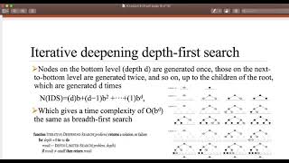 CS-304 Artificial Intelligence (AI) # 13 Iterative deepening DFS and Bidirectional search