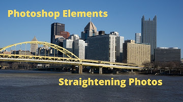 Photoshop Elements Straightening Photos