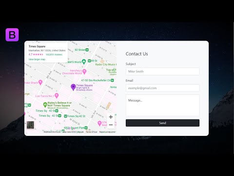 Responsive Bootstrap Contact