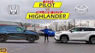 3ROW HEAVY HITTERS!  2020 Toyota Highlander vs. 2020 Honda Pilot: Comparison