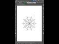 Illustrator 2026 – Draw a Simple Spider Web Like a PRO! 🕸️✨