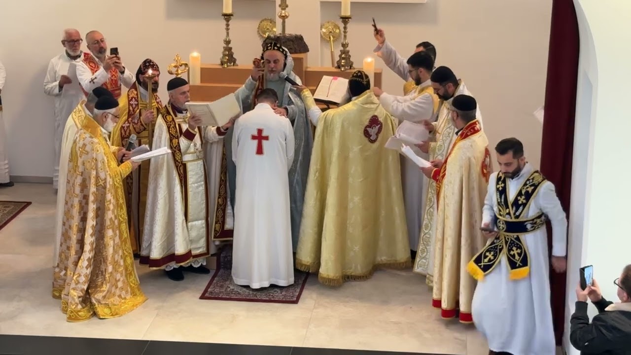 Syrisch-orthodoxe Priesterweihe von Abouna Gabriel in Leipzig 2025