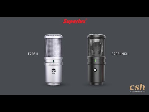 Superlux E205U & E205UMKII Best Affordable USB Microphone
