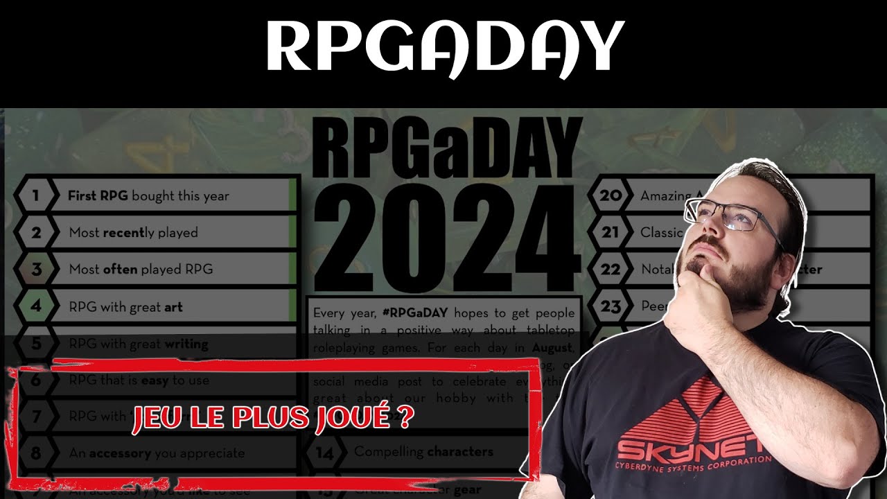Répondons: RPGaDAY 2024 - 3 - YouTube