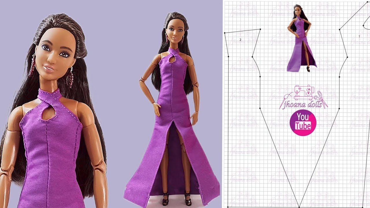 41 vestido para Barbie (patrones en la descripción)