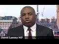 David Lammy repeats his Mastermind triumph as he tries to talk about British history