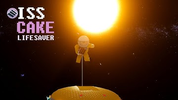 THE ISS CAKE can save your life on Space Simulator in Roblox