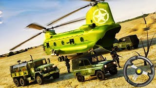 US Army Cargo Truck Transport Military Bus Driver - Android Gameplay screenshot 5
