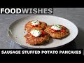 Sausage Stuffed Potato Pancakes – The Inside Story  FRESSSHGT