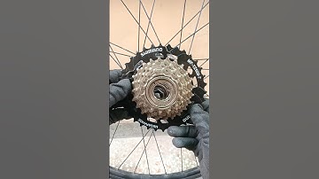 Shimano 7speed mega range freewheel installation #shorts #shimano