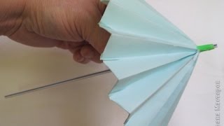 Как сделать зонтик из бумаги своими руками Как сделать зонтик из бумаги своими руками