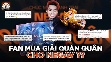 KHÓ HIỂU: NEGAV TRỞ THÀNH QUÁN QUÂN ATSH MÙA 2 VÌ NHỜ FAN VOTE, SAU HÀNG LOẠT “PHỐT” VẪN LÀ EM BÉ ?