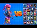 ARQUERAS EVOLUCIONADAS vs TODAS LAS CARTAS | Clash Royale