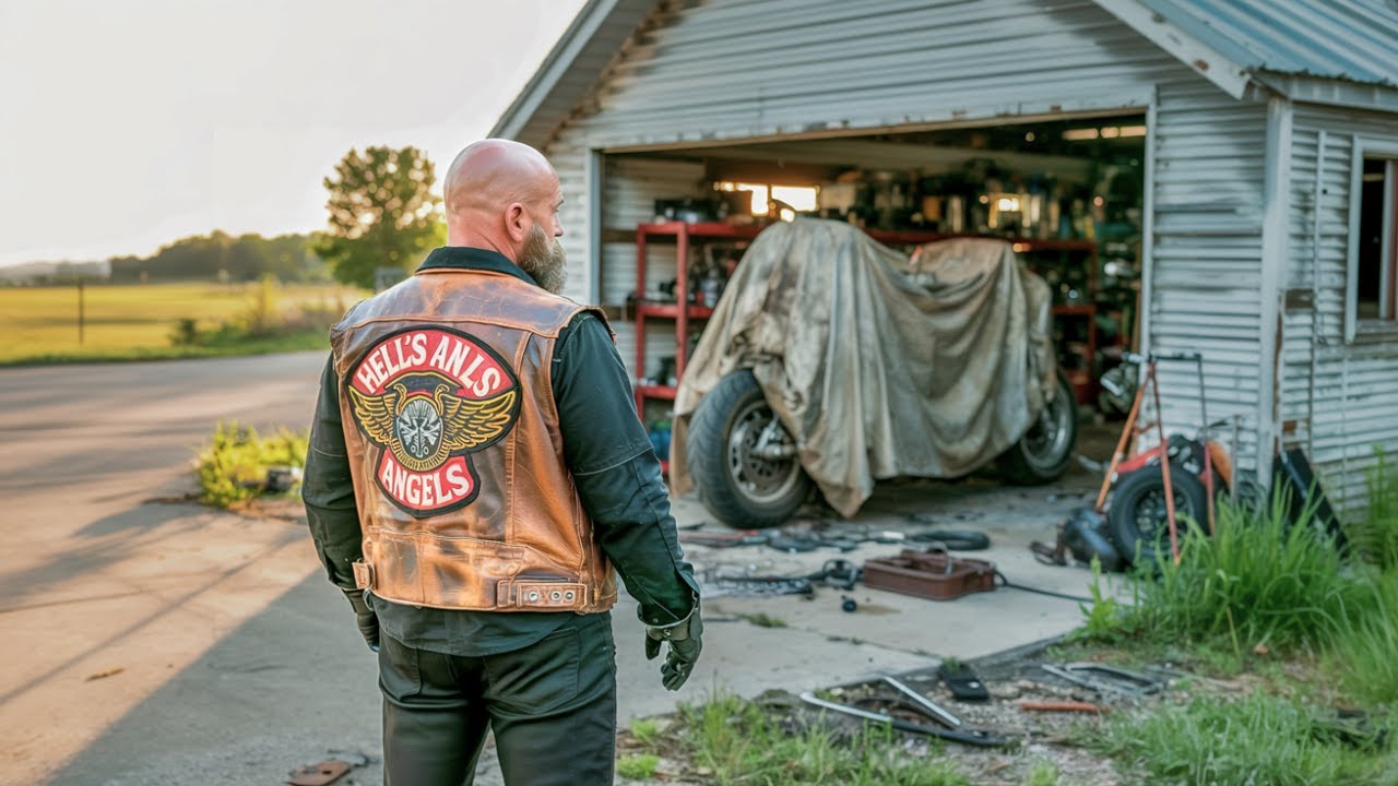 Divorced and Broke, Hell’s Angels Biker Last Hope Was an Old Garage — Inside Was His Second Chance.