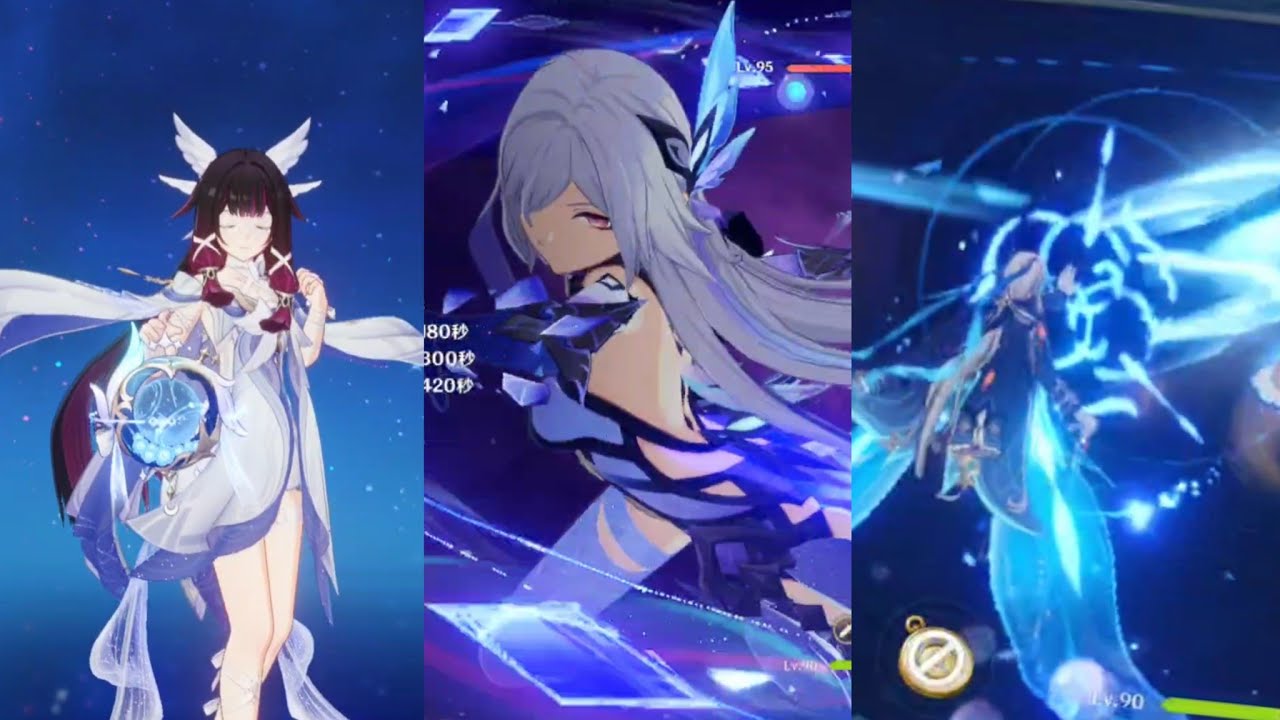 26年1月16日深淵 原神月之四絲克可那維萊特菲林斯少女月神哥倫比亞 Genshin Impact 16 Jan Spiral Abyss 