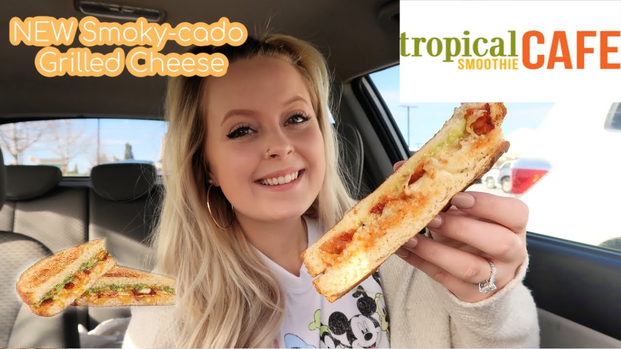 NEW SmokyCado Grilled Cheese Tropical Smoothie Cafe First
