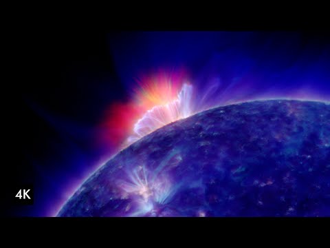 Purple Rainbow - on the Sun | 4K