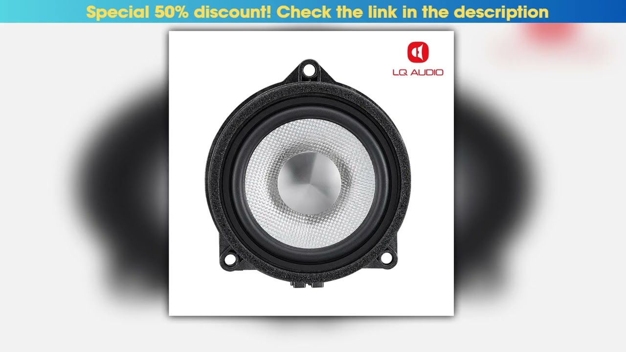 For BMW Car Audio Upgrade F30 G30 F10 E90 G20 G05 G06 LQ Carbon Cone Hron Silk Dome Tweeter