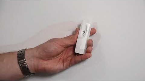 How to install the Texecom Impaq S wired shock sensor:Impaq SC wired shock sensor with contact