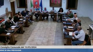 Seduta del Consiglio Comunale di Serravalle Pistoiese del 13/05/2024