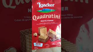 Asmr Loacker  Quadratini napolitaner #shorts #shortvideo cusinanimarithatbp