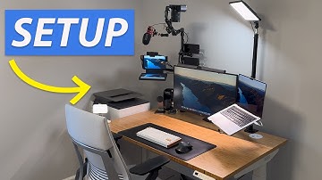 My Smart Desk & YouTube Studio Setup – Fully Automated Tour!