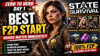 State of Survival Zero to Hero Begins! BEST Beginner F2P Start Guide