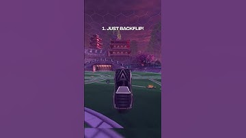 How to HALF FLIP in Rocket League! (3 EASY STEPS)
