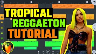 How To Make A Tropical Reggaeton Music Beat Making Tutorial On FL Studio Mobile