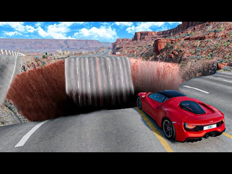 Testing SUPERCARS vs MASSIVE POTHOLES