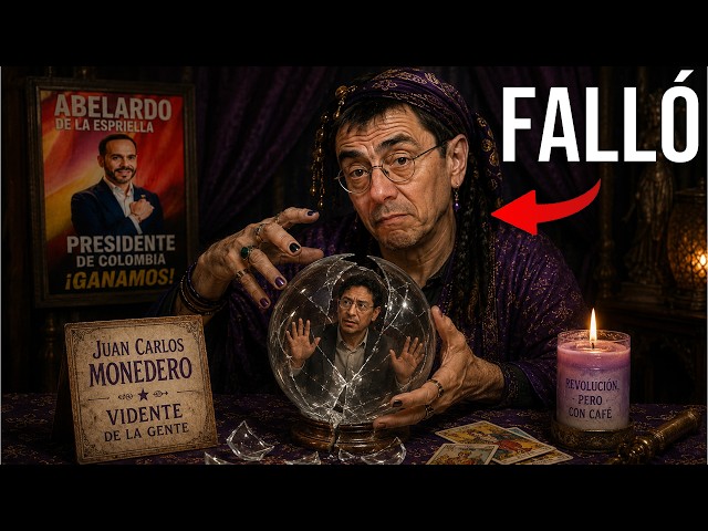 El ridículo histórico de Juan Carlos Monedero con las elecciones de Colombia