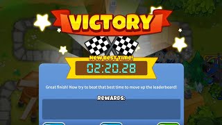 BTD6 Race - Dark Dangerous Times - In 2:20 (w/ Ingame Sounds)