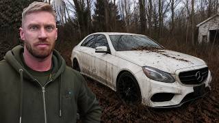 THIS DISCARDED LUXURY MERCEDES HAS A TERRIFYING PROBLEM.