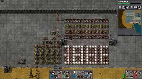 So i made a side scroll display in factorio
